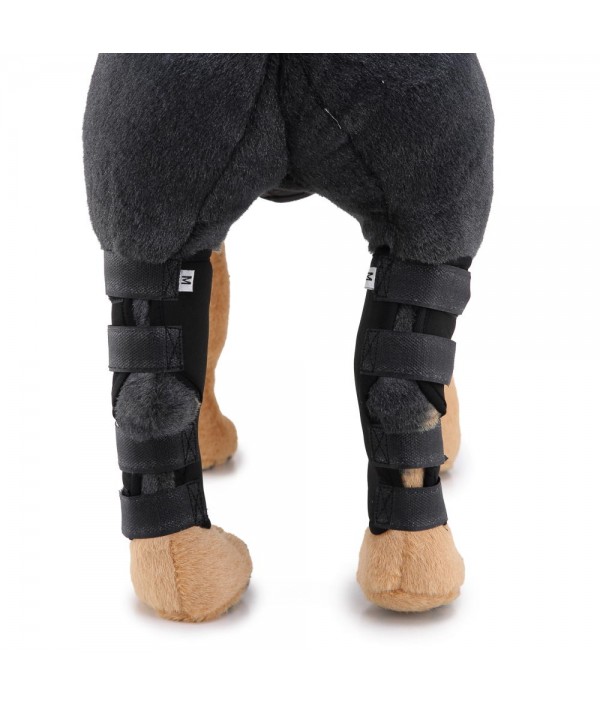 Dog Rear Hock Braces Canine Hind Hock Joint Sleeves with Safety Gear Reflective StrapsPet SuppliesfromHome and Gardenon 