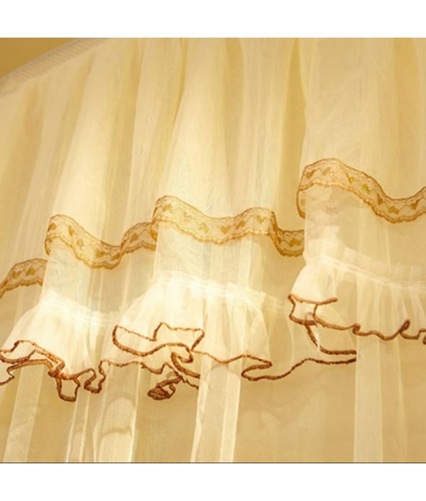 Mosquito Net Bed Canopy Hung Dome Princess Lace Round Tent Netting Curtains Home Bedding RoomHome TextilesfromHome and Gardenon 