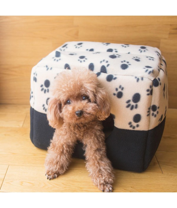 Warm Dog Bed Soft Fleece Pet Dog Puppy C...